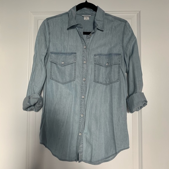 CLUB MONACO - Light Denim Shirt - Size S - Picture 2 of 11